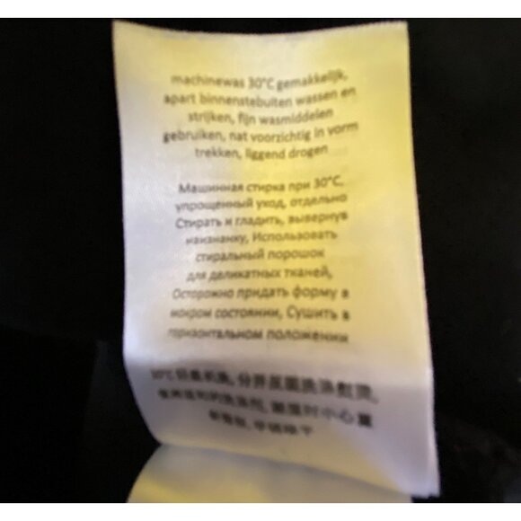 Riani Black T-Shirt Colorful‎ Floral Sleeves & Graphic Detail XL Festive Casual - Picture 5 of 7